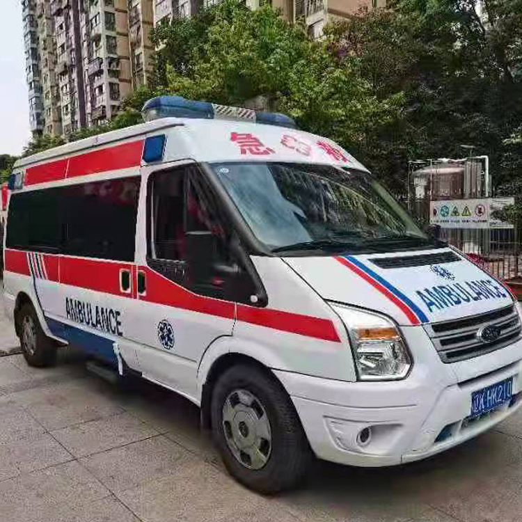 惠农长途救护车护送病人返乡